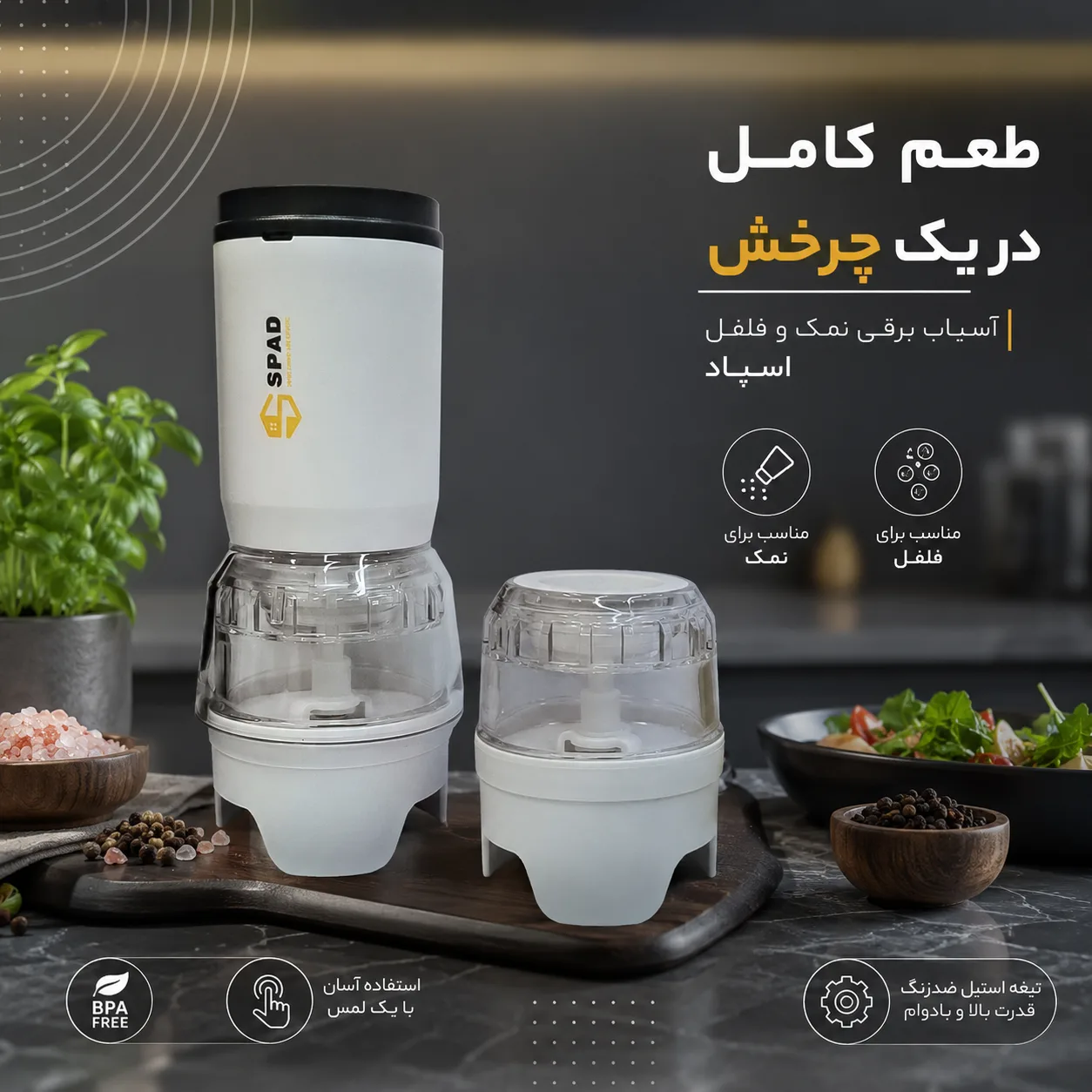 آسیاب ادویه اسپادZT-006 — تصویر ۲